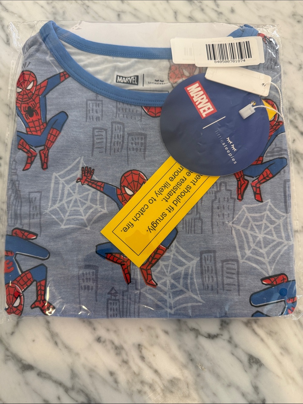 NEW Little Sleepies Marvel Spiderman Pajama Set
